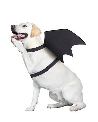 Dog Halloween Costumes for Large Dogs, Dog Bat Wings with Pumpkin Bell Pet Halloween Cosplay Party Dress Up (Large)