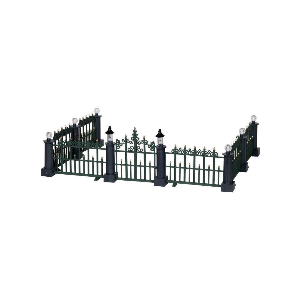 Lemax Village Collection Classic Victorian Fence Set of 7 # 24534
