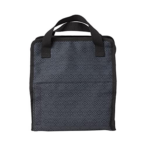 Dr. Brown's Fold & Freeze Bottle Tote, Travel Baby Bottle Insulated Cooler Bag, Store Up to 6 Baby Bottles, Black, BPA Free