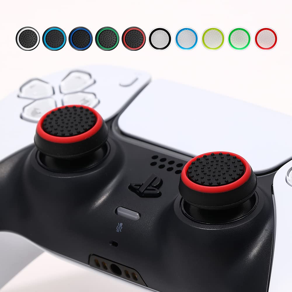 20Pieces Analog Stick Joystick Controller Performance Thumb Grips Compatible with PS5, PS4, Xbox One, Xbox Series X/S Controller Joystick Grips