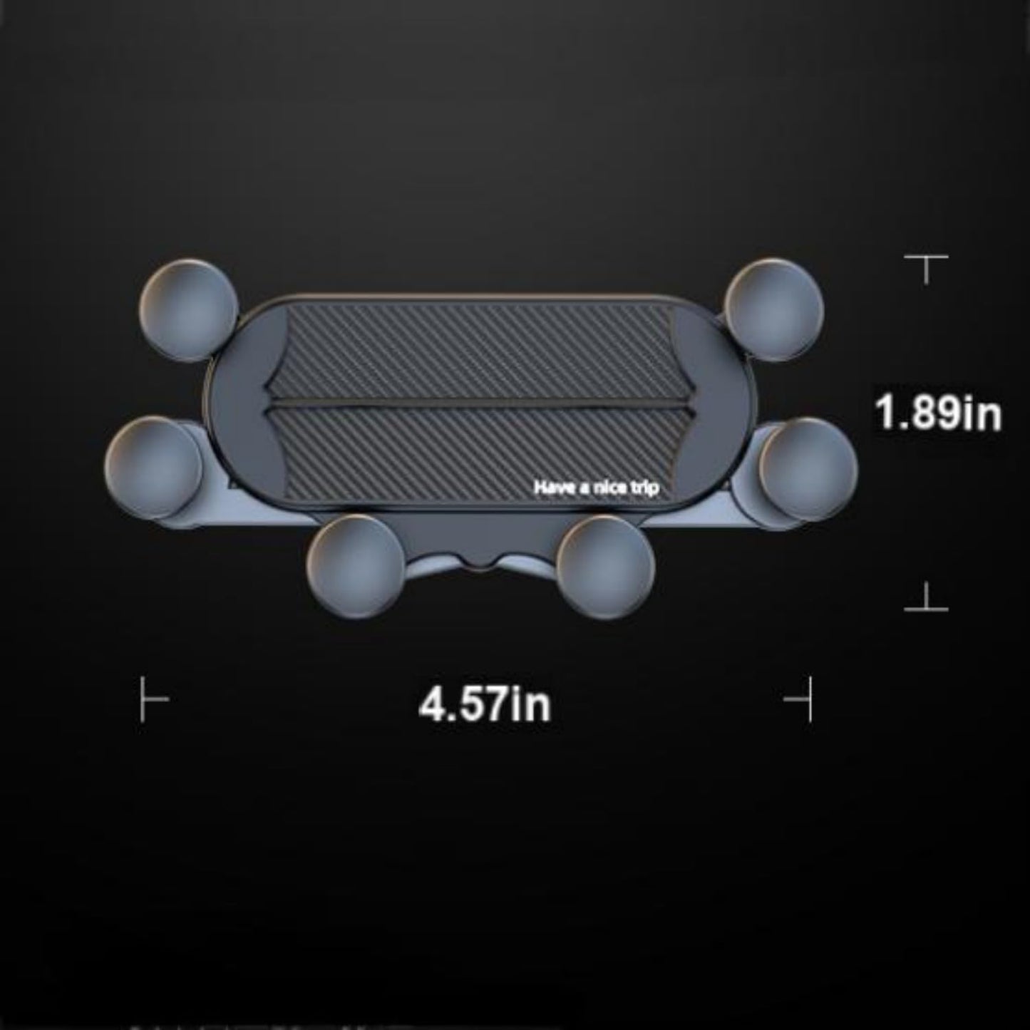 6-Point Car Phone Holder Stand, Adjustable Auto Phone Mount, Secure Grip & Retractable Design, Compatible with All Phones, Perfect for Driving & Hands-Free Navigation