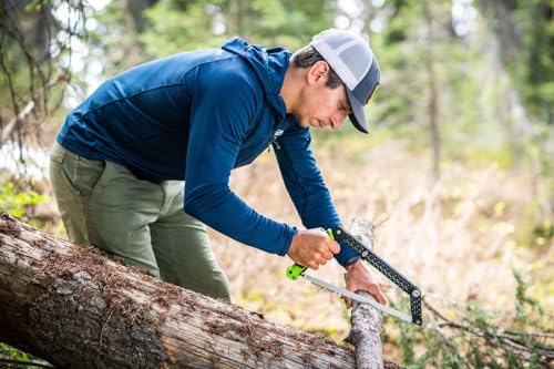 Gerber Freescape Camp Saw Folding Hand Saw for Backpacking Hiking Camping Pruning and Bushcraft, 12" Blade