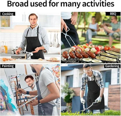 Cute Cat Apron Purple Galaxy Kitten Bib Aprons for Kids Funny Universe Kitty Print Apron for Cooking Kitchen Gardening BBQ and Space Cat Taco Themed Party Gifts