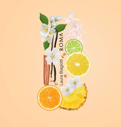 Laura Biagiotti Roma for Women - Sweet and Elegant Scent - Opens with Pink Grapefruit and Black Currant - Unleashes Delicate and Timeless Sensuality - Perfect for Date Night - 3.3 oz EDT Spray