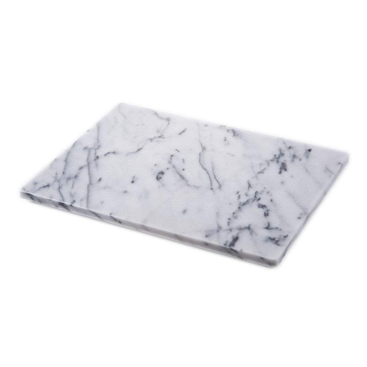 JEmarble Pastry Board 12x16 inch with Non-Slip Rubber Feets for Stability Perfect for Keep the Dough Cool and Chocolate Tempering(Premium Quality)