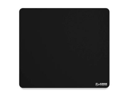 Glorious XL Gaming Mouse Mat - Large Black Cloth Mousepad, Stitched Edges | 16x18