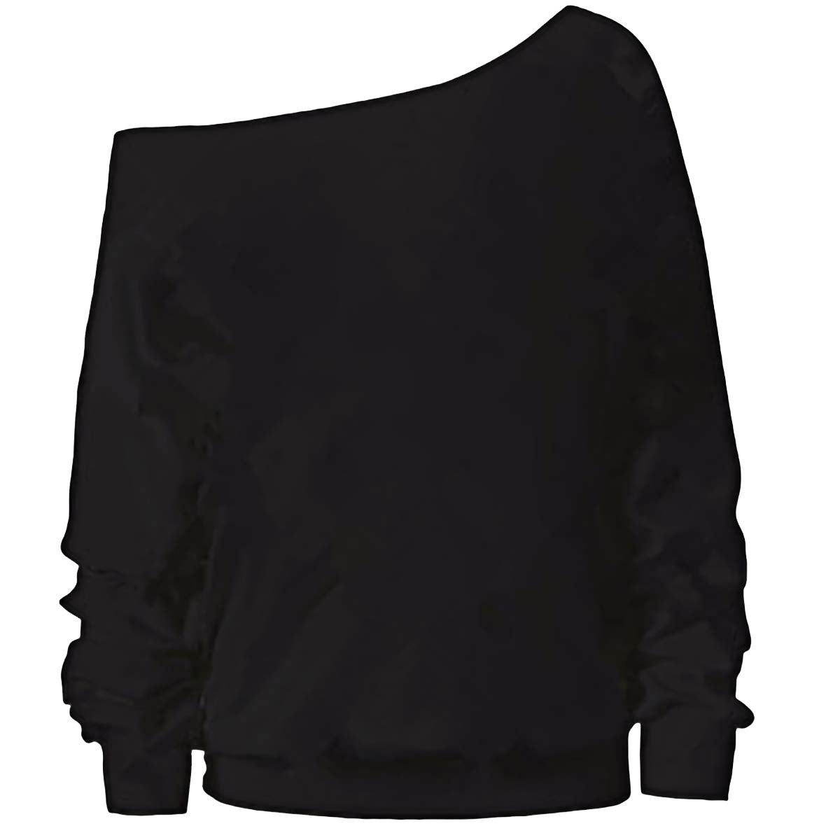 It's Just a Bunch Of Hocus Pocus Sweatshirt Women Halloween Off The Shoulder Tops Funny Graphic Pullover Top Black