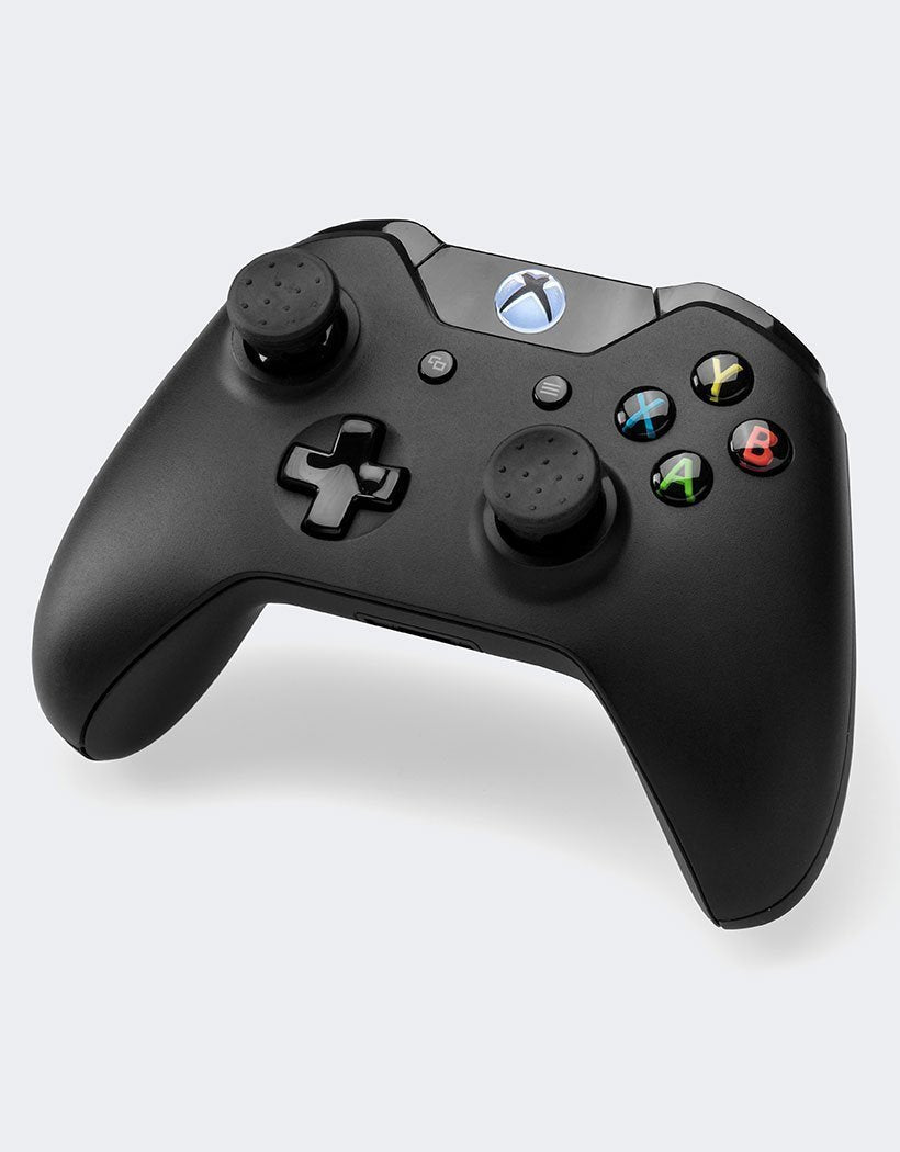 KontrolFreek Alpha for Xbox One Controller | Performance Thumbsticks | 2 Low-Rise Concave | Green (Black)