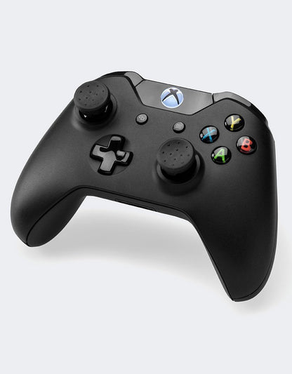 KontrolFreek Alpha for Xbox One Controller | Performance Thumbsticks | 2 Low-Rise Concave | Green (Black)