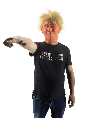 LEKA NEIL Realistic Celebrity for Donald Trumps Masks Latex Mask Costume for Adults American Campaigner Mask Great Halloween Costume Accessory Adult size Orange