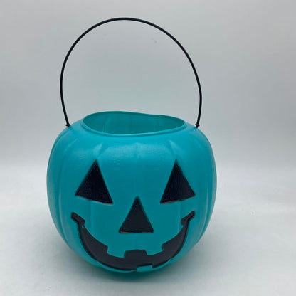 General Foam Plastics Halloween Pumpkin Jack O Lantern Candy Bucket (Teal)
