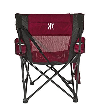 Kijaro Sling Folding Camping Chair - Enjoy the Outdoors in this Outdoor Chair with a Built-In Cup Holders and Side Organizer - Includes a Detachable Pillow – Red Rock Canyon