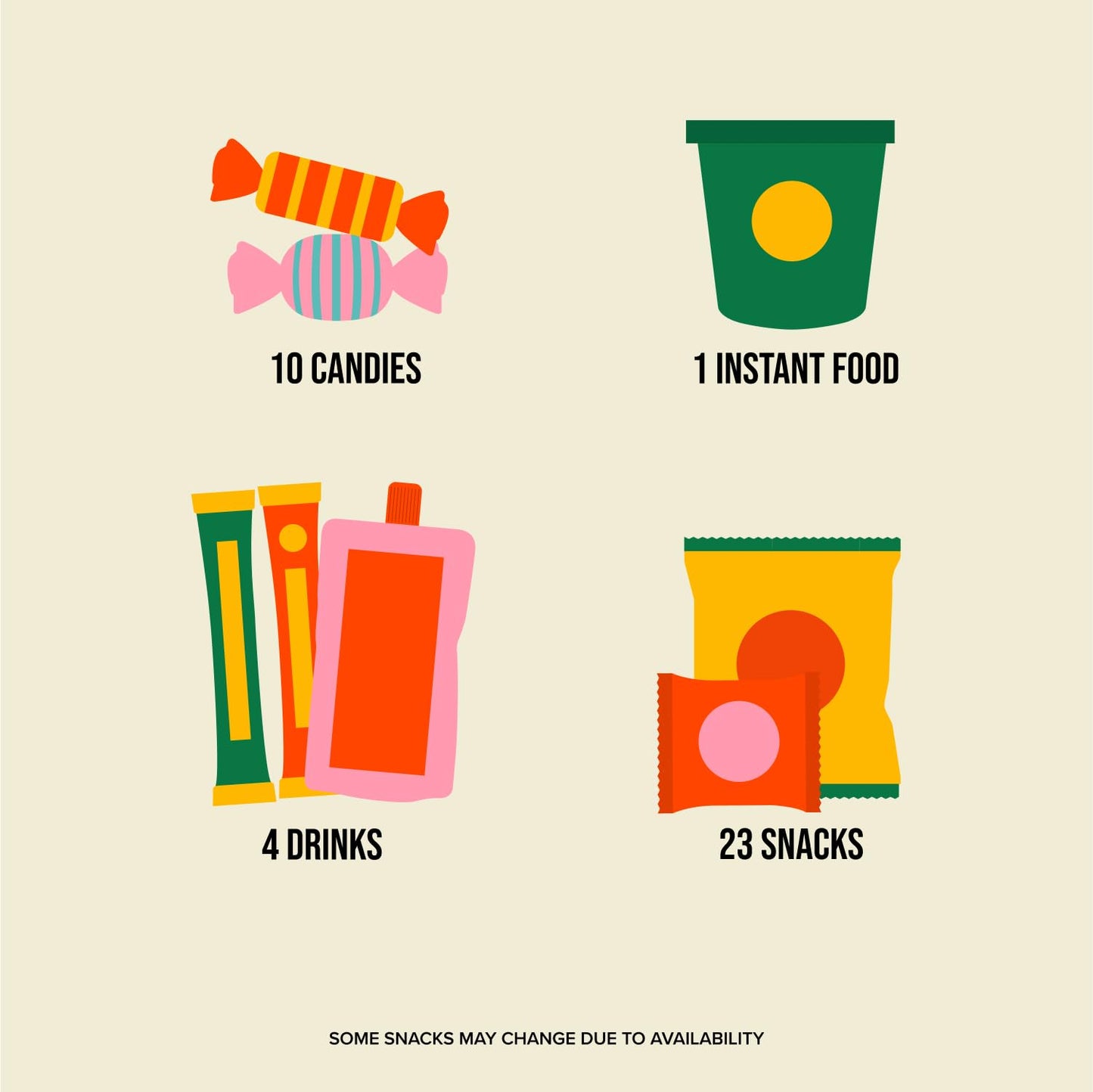 Korean Snack Box 38 Count - Variety of Individually Wrapped Korean Snacks with Chips, Sweets and Tteokbokki for Kids, Children, College Students and Adults. Gift Box for K-Food Lovers - Journey of Korea