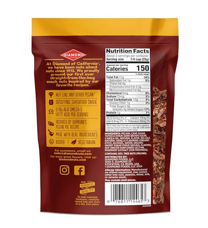 Diamond of California Pecan Pie Pecan Nuts, 3.25 oz.