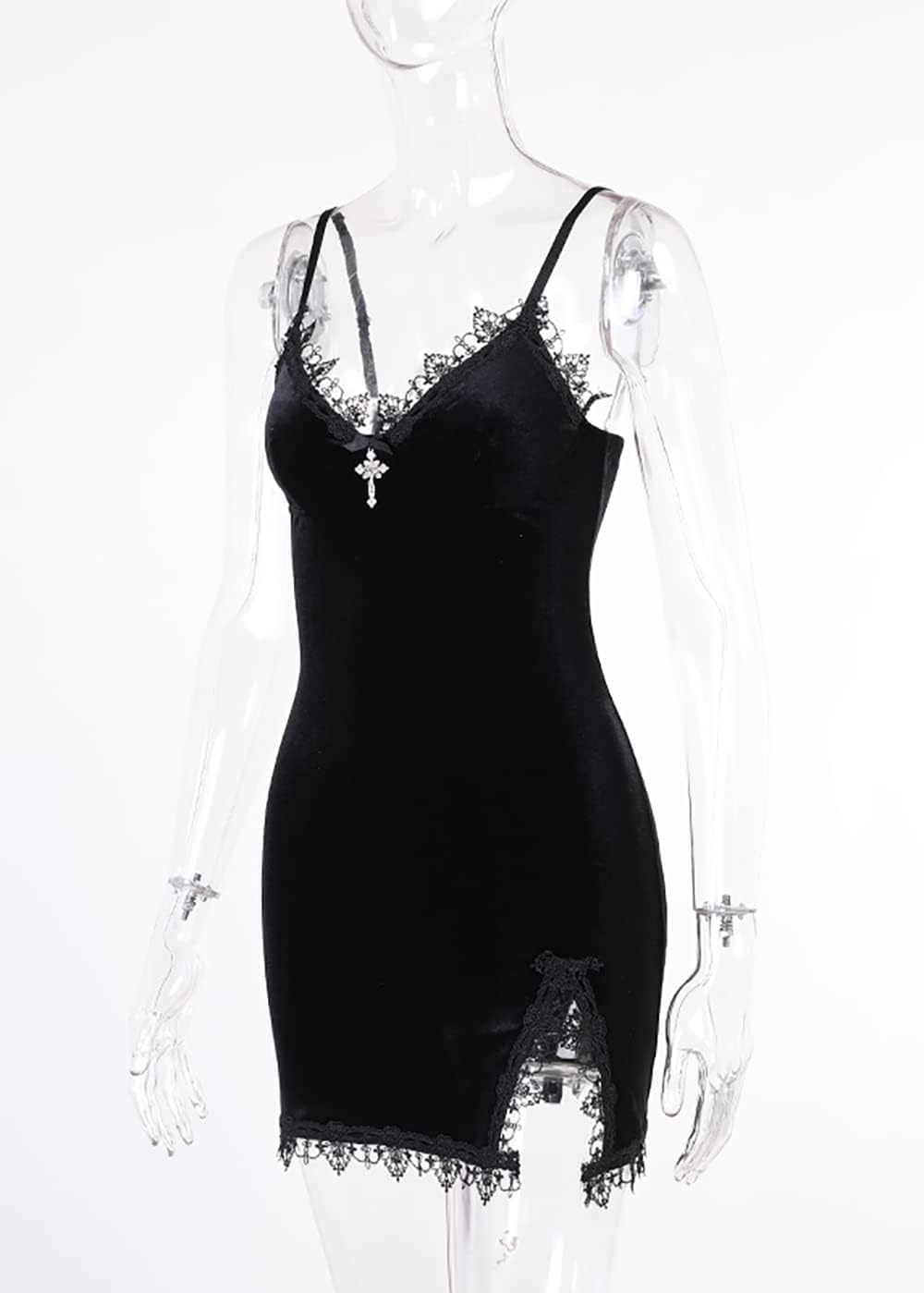 Gothic Plus Size Dress - Y2K Style, Lolita Inspired, Black Fairy Design, Punk & Gothic Dresses for Women