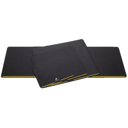 CORSAIR MM200 - Cloth Mouse Pad - High-Performance Mouse Pad Optimized for Gaming Sensors - Designed for Maximum Control - Medium, Black- Yellow Stripe, Model:CH-9000099-WW