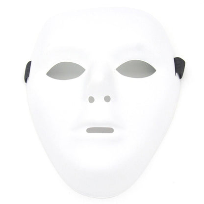 Kvvdi Male Scary White Blank Face Masks for Halloween DIY