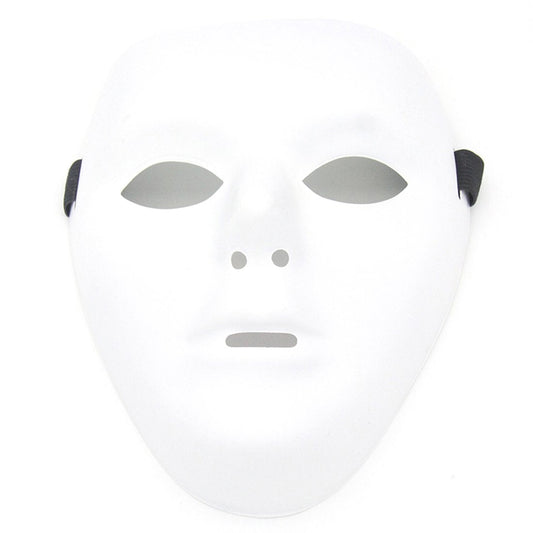 Kvvdi Male Scary White Blank Face Masks for Halloween DIY