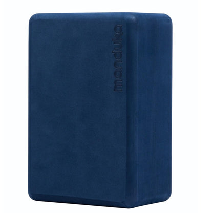 Manduka Foam Yoga Block - Recycled EVA Foam Block with Ergonomic Support, Yoga Equipment, Home Gym Accessory, & Pilates Tool, Lightweight for Travel, High Density, Comfortable Edges