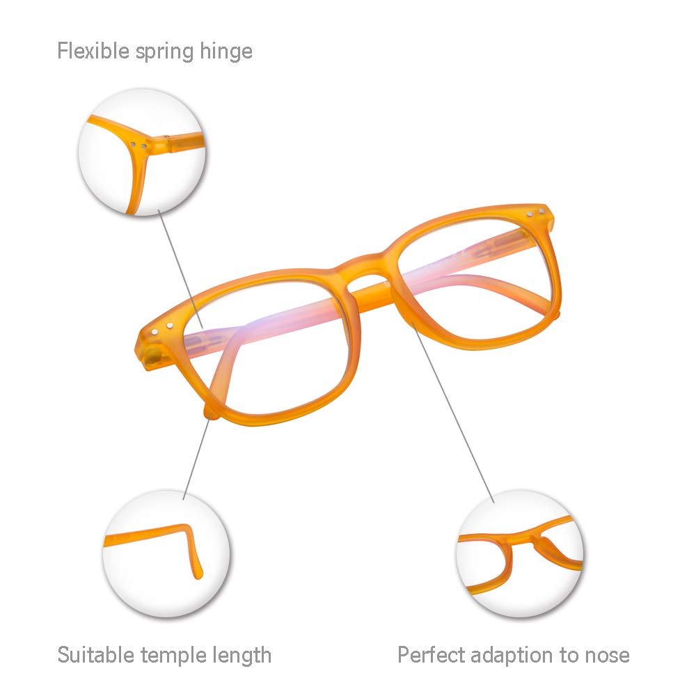 EYEGUARD Blue Light Blocking Computer Glasses for Kids,UV Protection Anti Eyestrain Anti Glare Lens for Boys and Gilrs(5-12 Years Old)