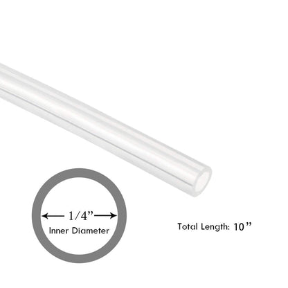 1/4 " ID Silicone Tubing, JoyTube Food Grade Silicone Tubing 1/4" ID x 3/8" OD 10 Feet High Temp Pure Silicone Hose Tube for Home Brewing Winemaking