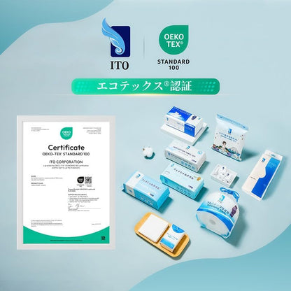 ITO Disposable Face Towel, 50 Count Ultra-Soft 1-Second Quick-Dry Face Towels, Gentle for Sensitive Dry Oily Skin, Facial Towels for Daily Cleansing Makeup Removal (1 Pack)