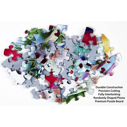 Halloween House Cat Jigsaw Puzzle by Vermont Christmas Company - 100 Piece, Large Pieces Perfect for Kids and Seniors