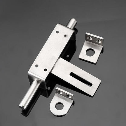 DINGCHI Sliding Bolt Security Lock Throw Lock Heavy Duty 304 Stainless Steel Barrel Door Bolt with Hole Brushed Finish