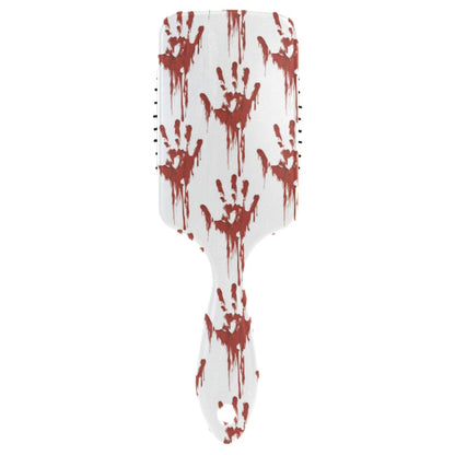 Halloween Scary Bloody Zombie Hair Brush for Wet & Dry Hair Grip Soft Bristles for Anti Static & Frizz Air Cushion Comb for Women Girls