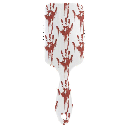 Halloween Scary Bloody Zombie Hair Brush for Wet & Dry Hair Grip Soft Bristles for Anti Static & Frizz Air Cushion Comb for Women Girls