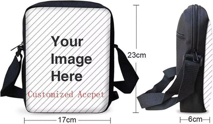 COEQINE Halloween Purse Skull Crossbody Bags Goth for Women Men Goth Teen Purse Novelty Travel Skull Couple Pattern Mini Messenger Bag for Teens Party