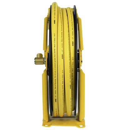 DeWalt DXCM024-0344 Double Arm Hose Reel with 1/2” x 50’ Premium Rubber Hose