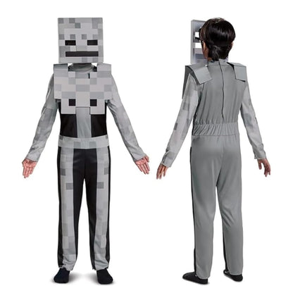 Disguise Minecrafts Skeleton Costume, Officially Licensed Minecraft Costume for Kids, (10-12)