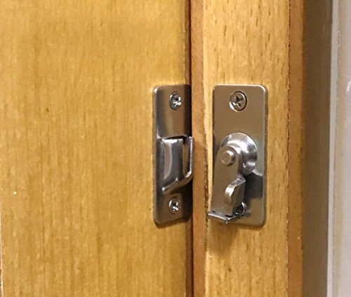 Dingchi 90 Degree Door Clasp Lock Shift Door Lock Button Push Pull Button Door Latch Special Door Lock Button