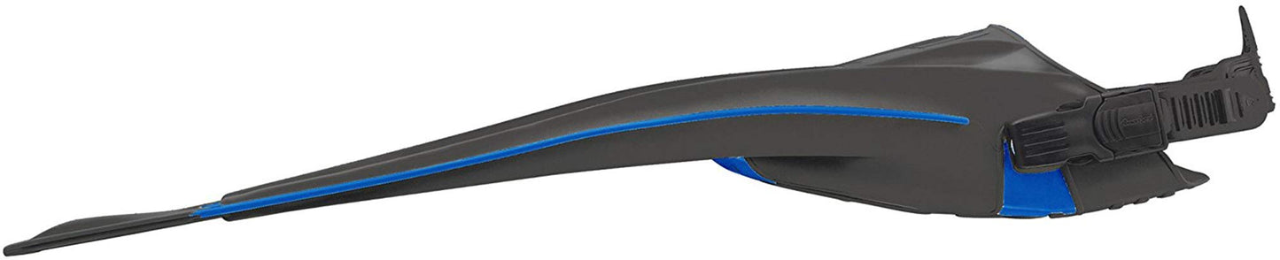 Cressi Pro Light Adjustable Open Heel Fins, Black/Blue, M/L