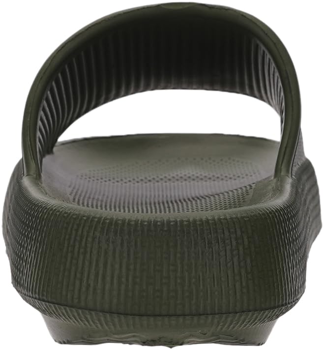 Joomra Slides Slippers for Womens Men Athletic Cushion Non-Slip Pillow House Beach Spa Garden Sandals Ladies Male Sandalias Sandles Army Green 35-36