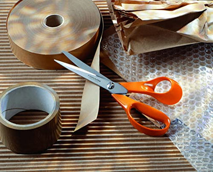 Fiskars Universal Scissors for Handcraft, Sewing and Office Work, Classic, Length: 21 cm, for Right-Handers, Orange, 1005148