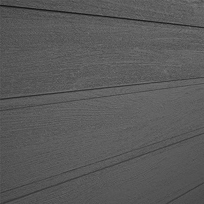 Cosco Outdoor Living 88180BGY1E Cosco Outdoor Patio Storage, Extra Large, 180 Gallons, Charcoal Deck Box, Black/Gray