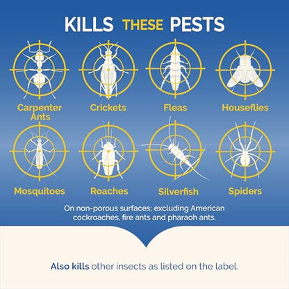 Hot Shot No-Mess! Fogger With Odor Neutralizer 3 Count-1.2 Ounce Cans, Kills Hidden Bugs, No Need To Turn Off Pilot Lights