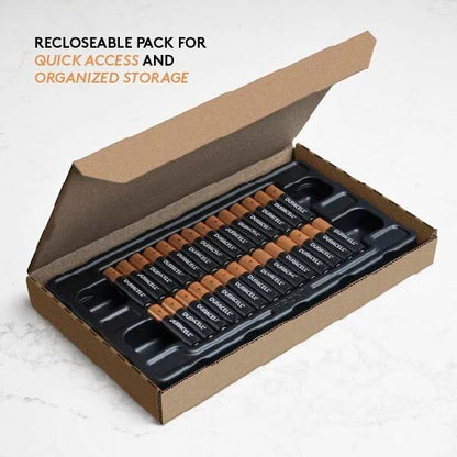 Duracell Coppertop AAA Batteries with Power Boost Ingredients, Triple A Batteries, 28 Count (Pack of 1), Re-closable Pack for Quick Access and Organized Storage, Alkaline AAA Battery