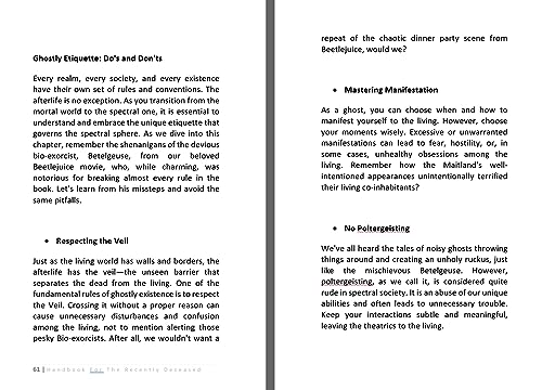 Handbook for the Recently Deceased: The Afterlife - Halloween Gifts