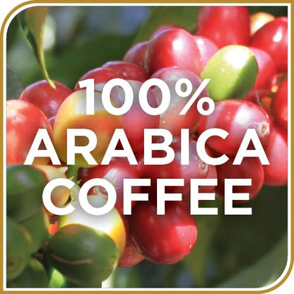 Don Francisco's Butterscotch Toffee Ground Flavored Coffee: Rich 100% Arabica Beans with Sweet Buttery Aroma - Family-Crafted for Delightful Mornings (12 oz Can)