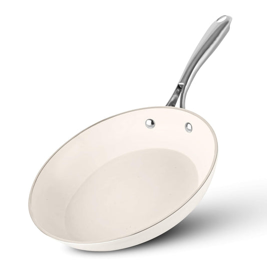 GOTHAM STEEL 10 Inch Non Stick Frying Pans Nonstick Skillet, Ceramic Pan for Cooking Non Toxic, Nonstick Frying Pan Skillets with Stay Cool Handle, Fry Pans, Oven and Dishwasher Safe