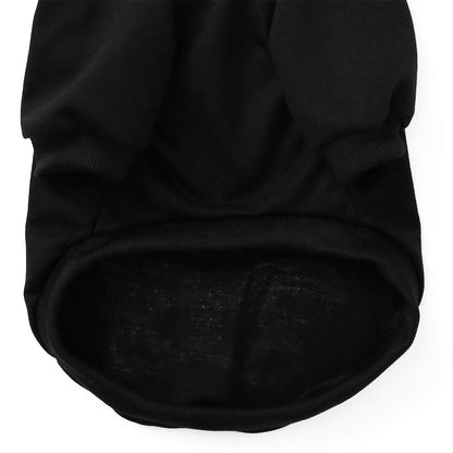 Coomour Halloween Pet Dog Cat Skull Hoodies Glowing Skeleton Bones Costume Outfit for Dogs Cats (L)