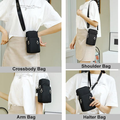 DuoLmi Small Crossbody Bag for Women, Cell Phone Wallet Purse With Roomy Pockets, Lightweight Smartphone Sports Armband, Mini Shoulder Handbag