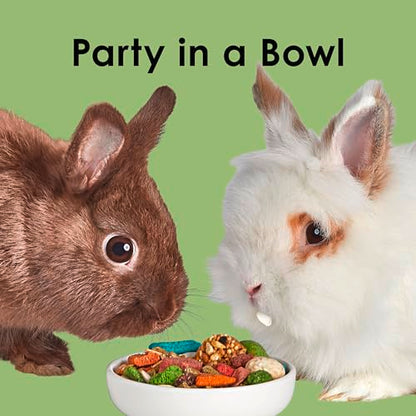 Kaytee Fiesta Rabbit Food, Nutritious and Fun Blend, Supports Dental Health and Digestion, 20 pounds