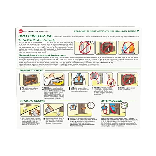 Hot Shot Fogger With Odor Neutralizer 6 Count-2 Ounce Cans (2 Pack), Controls Heavy Insect Infestations