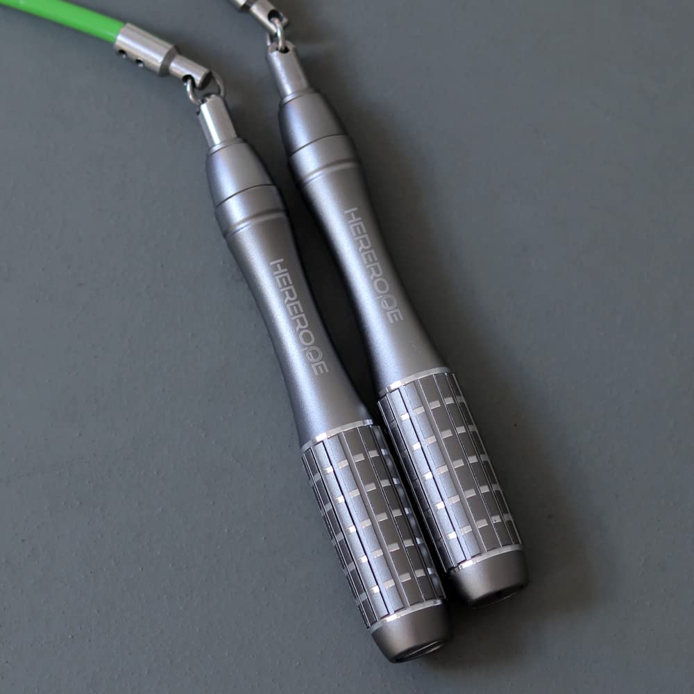 HereRope Weighted Jump Ropes for Women & Men, Durable & Adjustable Jump Rope Weighted, 1/4LB Heavy Jump Ropes Best for Fitness, Speed, Workouts, crossfit, Boxing