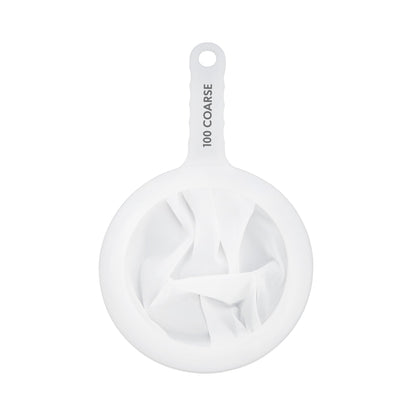 HIC Kitchen Double-Ear Fine Mesh Strainers, BPA Free, Set of 4 Sizes Includes 3, 4, 5.5, and 7-Inch Diameter