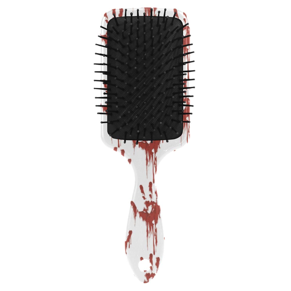 Halloween Scary Bloody Zombie Hair Brush for Wet & Dry Hair Grip Soft Bristles for Anti Static & Frizz Air Cushion Comb for Women Girls